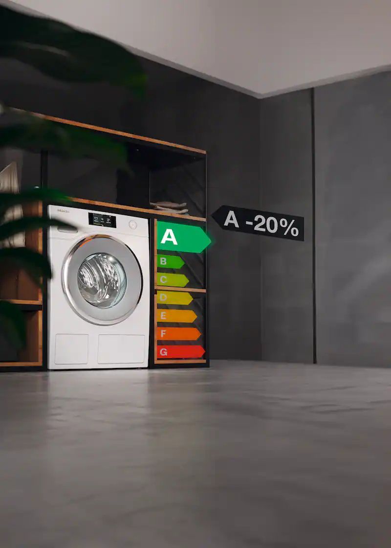 Miele WWB360 WCS – מכונת כביסה פתח קדמי 8 ק"ג, 1400 סל"ד | יבואן רשמי – תמונה 5