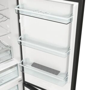 מקרר 2 דלתות מקפיא תחתון Gorenje דגם NRK619EABXL4 גורנייה No Frost נפח 329 ליטר שחור מטאלי - יבואן רשמי