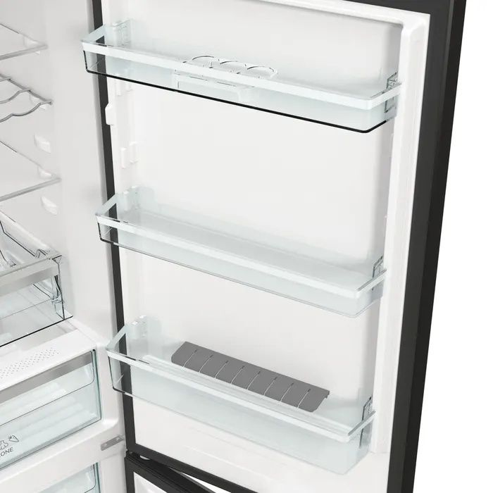 מקרר 2 דלתות מקפיא תחתון Gorenje דגם NRK619EABXL4 גורנייה No Frost נפח 329 ליטר שחור מטאלי - יבואן רשמי
