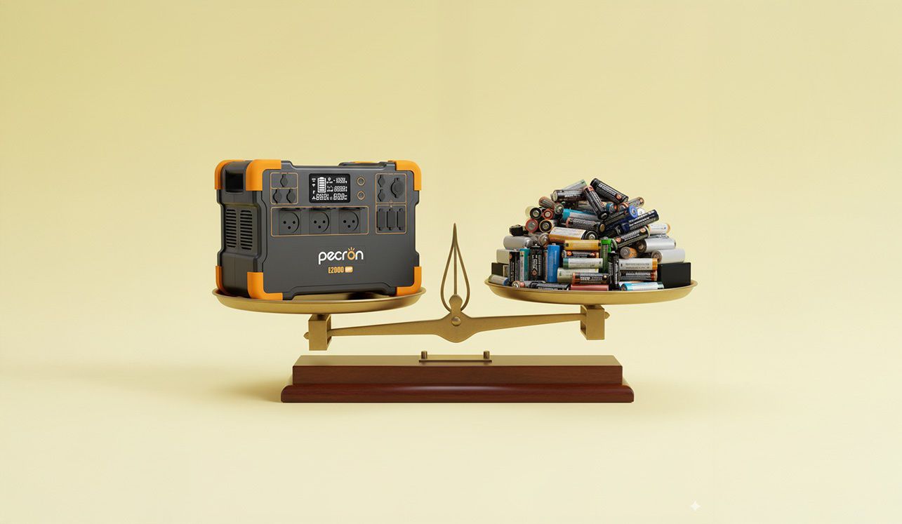 תחנת כוח ניידת PECRON E2000LFP – 2000W עם סוללת LiFePO4 ואפשרות להרחבה עד 8064Wh | יבואן רשמי-משלוח מהיר – תמונה 2