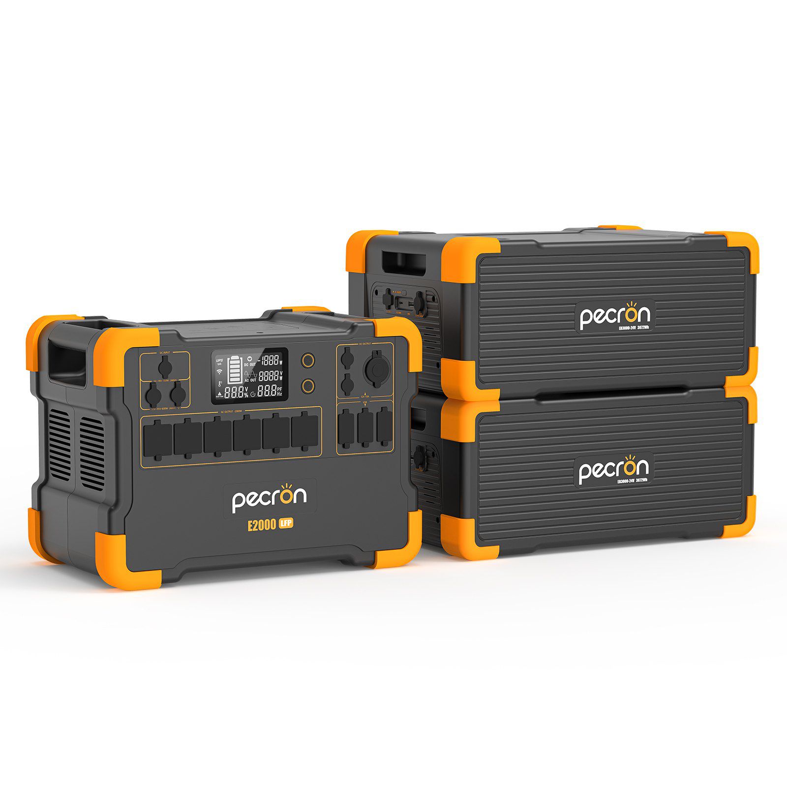 תא הרחבה PECRON EB3000 – סוללת הרחבה 3072Wh לתחנת כוח E2000LFP | יבואן רשמי – תמונה 5