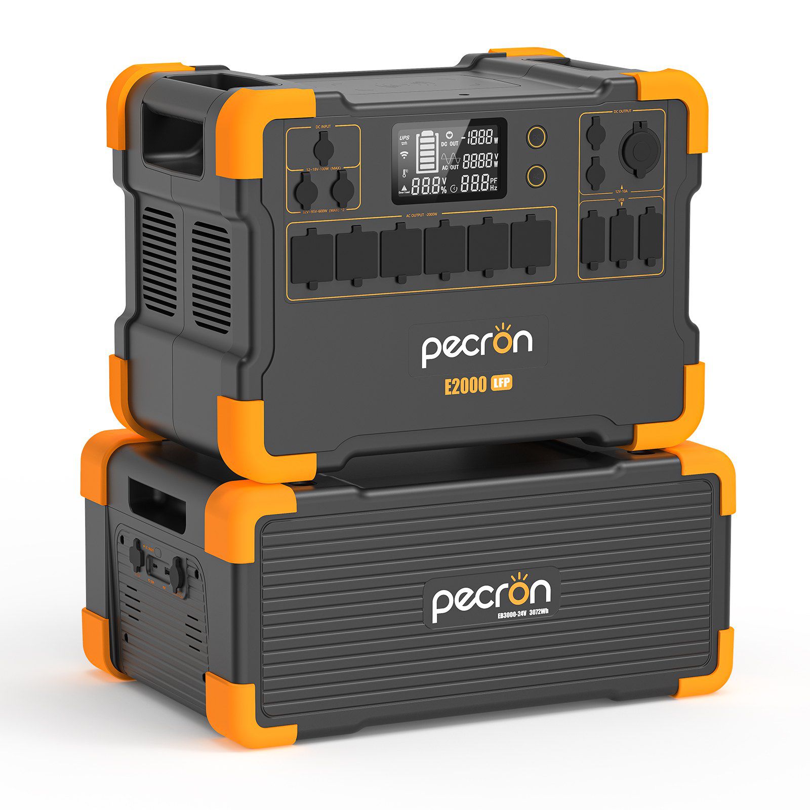 תא הרחבה PECRON EB3000 – סוללת הרחבה 3072Wh לתחנת כוח E2000LFP | יבואן רשמי – תמונה 6