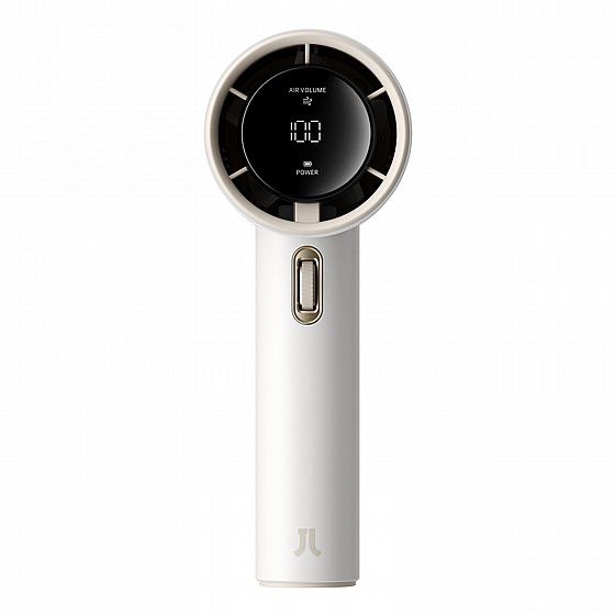 JISULIFE PRO1 - מאוורר נייד USB טורבו עוצמתי עם תצוגה דיגיטלית בצבע לבן | יבואן רשמי