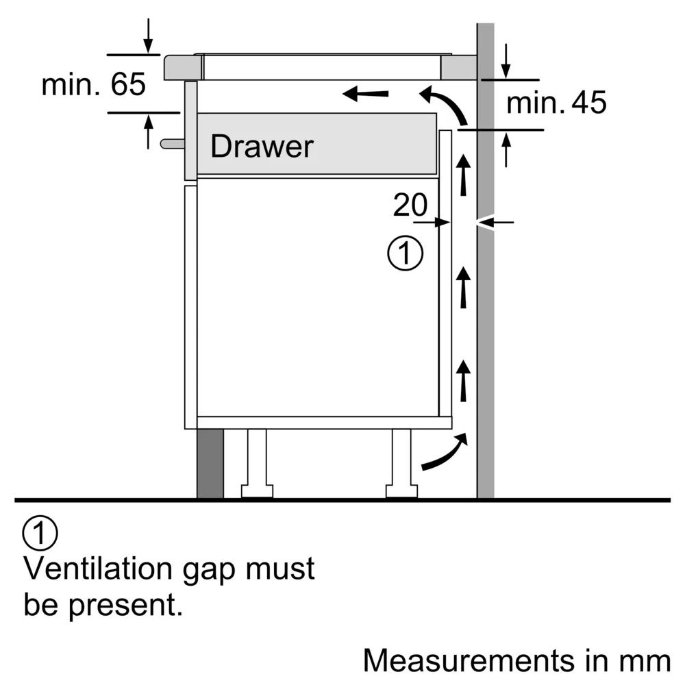 Bosch PUE711BB5Y כיריים אינדוקציה 70ס״מ סדרה 4 חד-פאזי ללא מסגרת (בוש) יבואן רשמי – תמונה 10