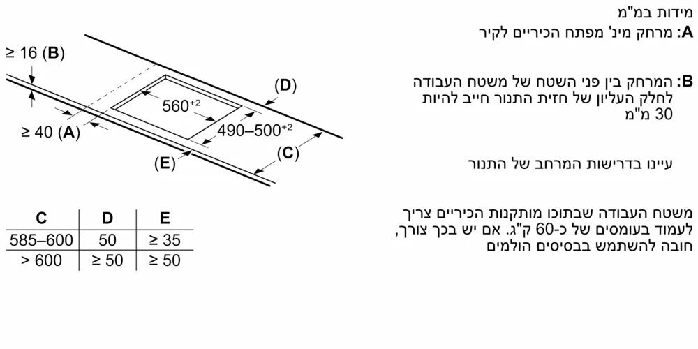 Bosch PVS631HC1E – כיריים אינדוקציה 60 ס"מ Serie 6 בוש שחור עם Home Connect ו-CombiZone – תמונה 5