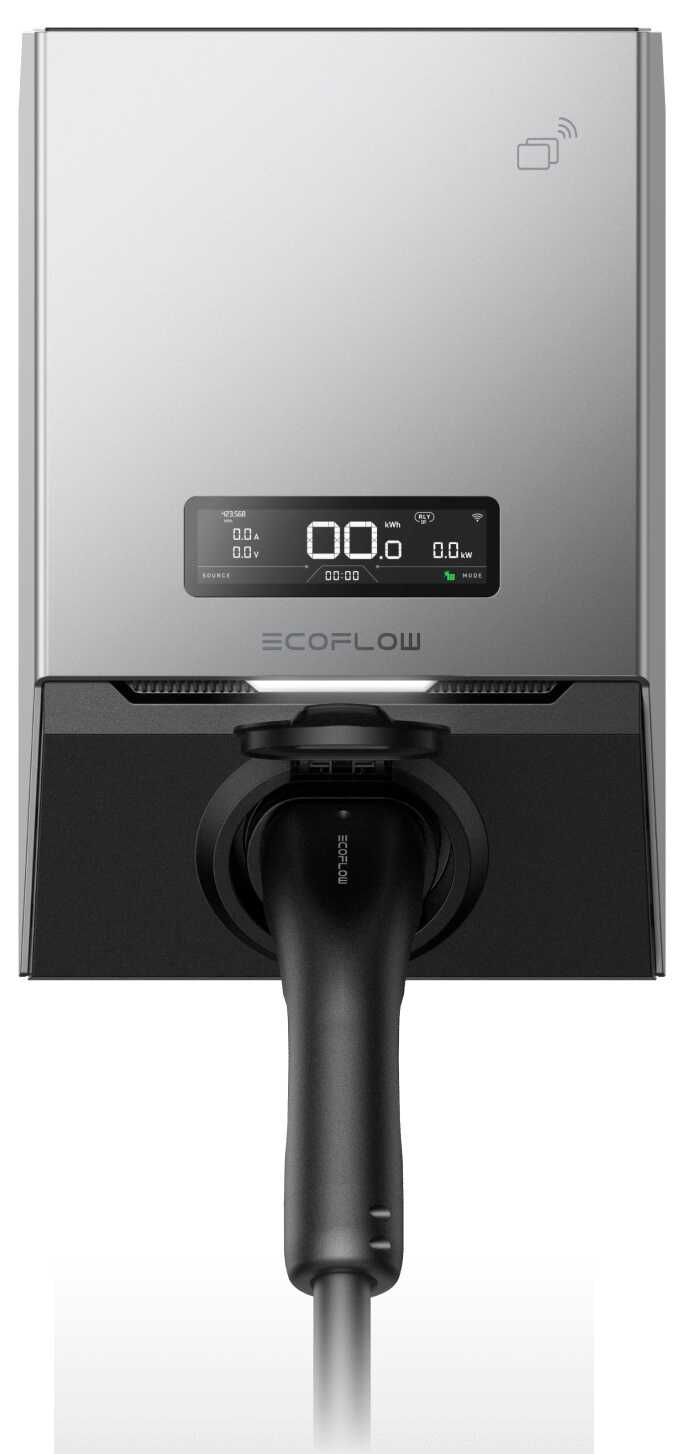 עמדת טעינה חכמה לרכב חשמלי EcoFlow PowerPulse 7KW - טעינה ביתית חכמה ובטוחה – תמונה 3