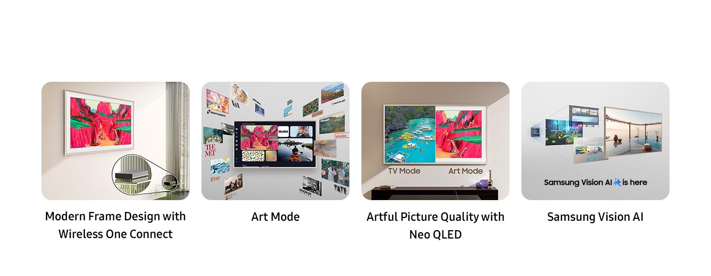SAMSUNG QE85LS03F The Frame Pro טלוויזיה חכמה 85 אינץ’ Neo-QLED 4K | יבואן רשמי-סמסונג ישראל – תמונה 6