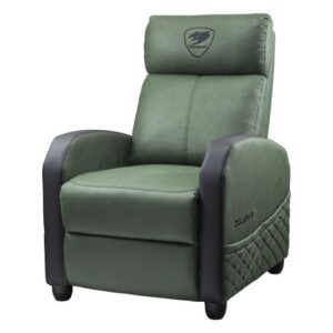 ספת גיימינג נשכבת COUGAR RANGER ELITE Army Green קוגר 160° ריפוד עור PVC עד 135 ק"ג | יבואן רשמי