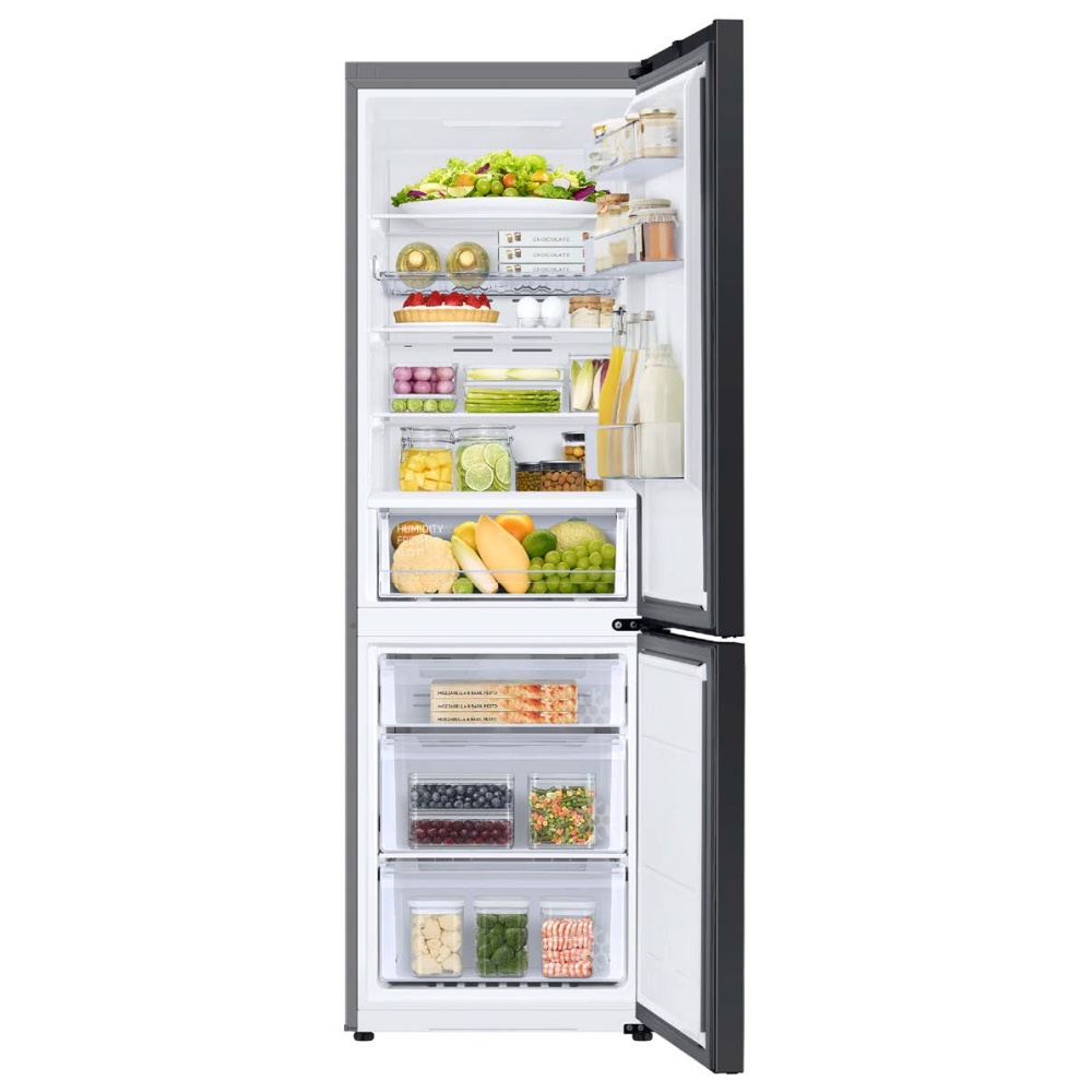 Samsung Bespoke RB35C6225BK – מקרר 2 דלתות מקפיא תחתון 344 ליטר שחור פיאנו קו אפס עם פונקציית שבת | יבואן רשמי – תמונה 2