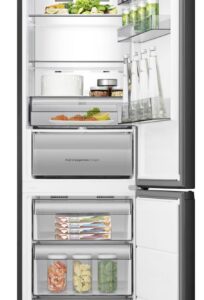 מקרר 2 דלתות מקפיא תחתון HISENSE RB3K330SEFE הייסנס 330 ליטר NO-FROST נירוסטה מושחרת יבואן רשמי