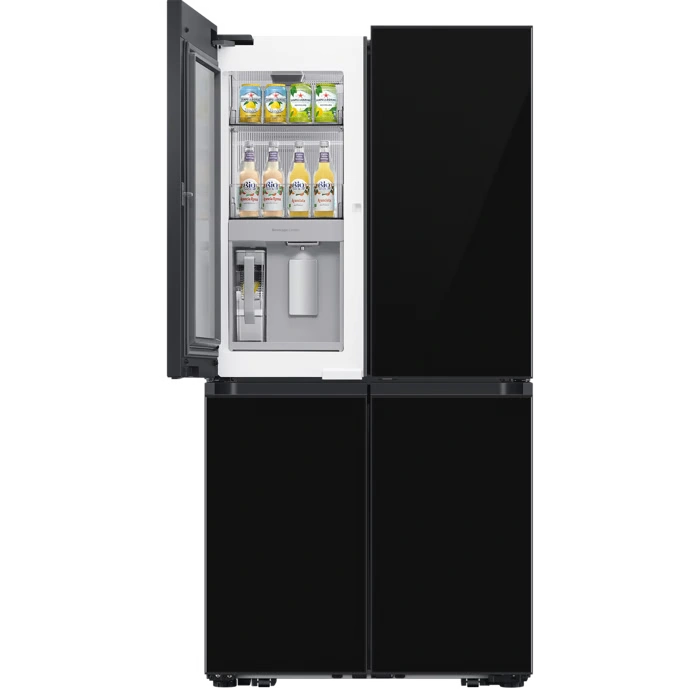 Samsung RF65DB970E22 - מקרר 4 דלתות 645 ליטר BESPOKE זכוכית שחורה עם בר מים ויצרן קרח | יבואן רשמי סמסונג ישראל – תמונה 6