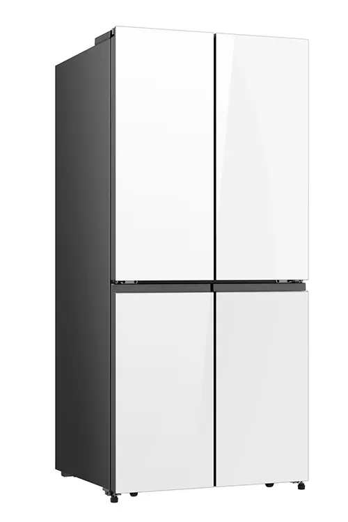 Hisense RQ581WG – מקרר 4 דלתות זכוכית לבנה 483 ליטר עם Inverter ו-No Frost | יבואן רשמי – תמונה 5