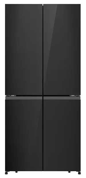 Hisense RQ58BG – מקרר 4 דלתות זכוכית שחורה 483 ליטר עם מקפיא תחתון NoFrost Inverter | יבואן רשמי – תמונה 6