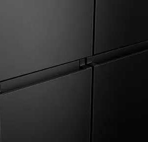 Hisense RQ58B – מקרר 4 דלתות נירוסטה מושחרת 483 ליטר עם מקפיא תחתון NoFrost Inverter | יבואן רשמי