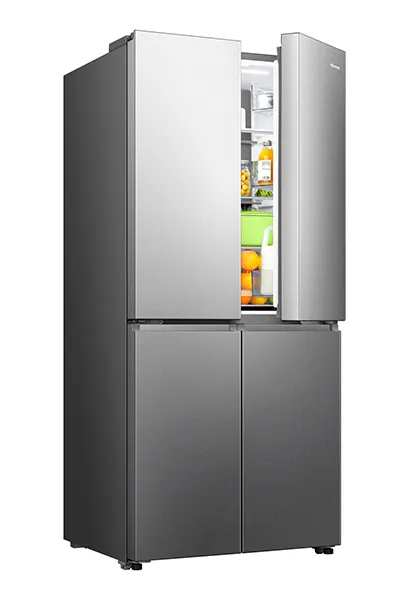 Hisense RQ58S / RQ58BS – מקרר 4 דלתות נירוסטה 483 ליטר עם מקפיא תחתון NoFrost Inverter | יבואן רשמי – תמונה 3