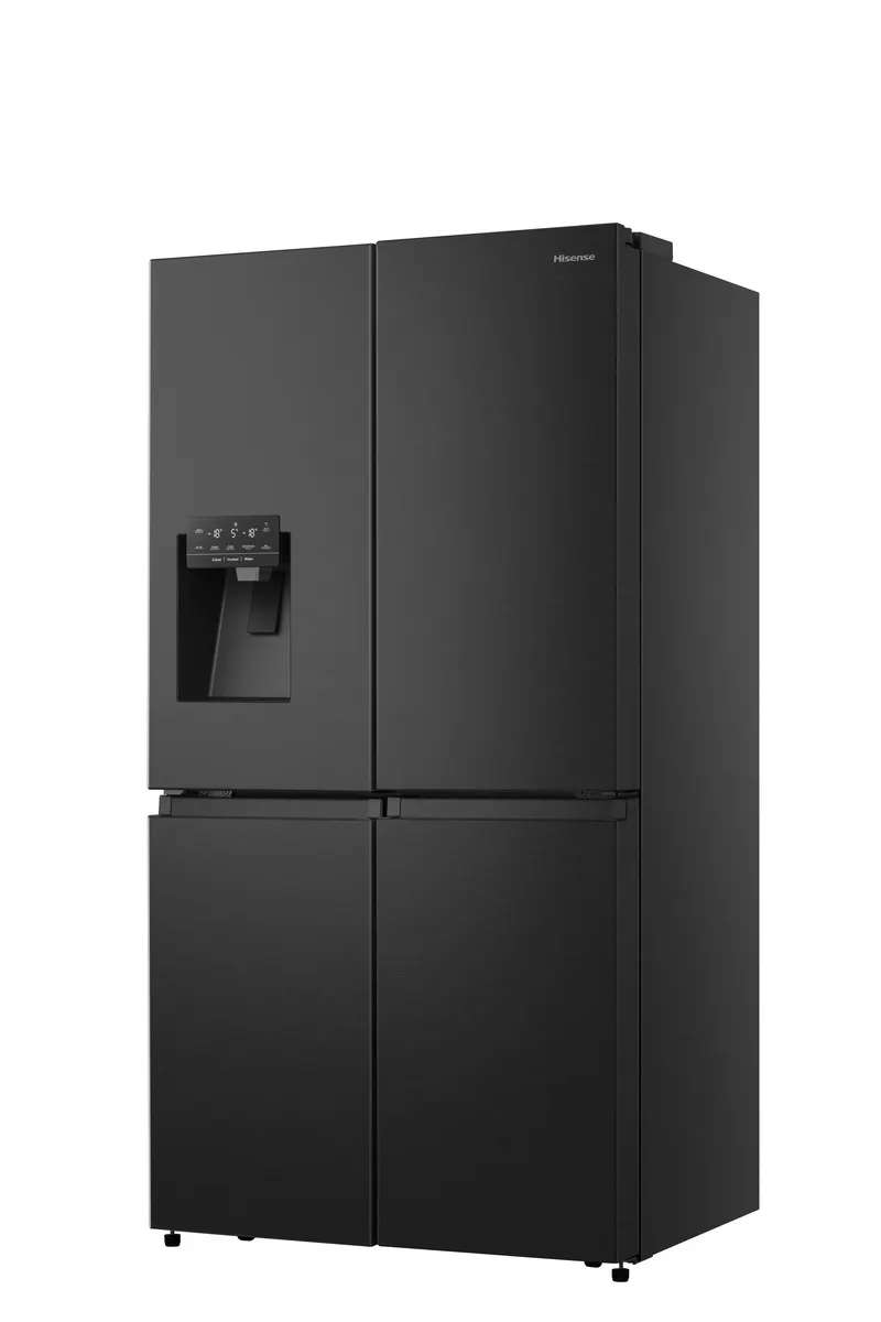 Hisense RQ760N4SBFE – מקרר 4 דלתות 584 ליטר שחור עם מקפיא תחתון, בר חיצוני, Inverter ו-No Frost | יבואן רשמי – תמונה 9