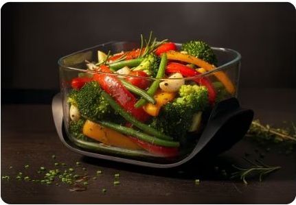 SMARTER Air Fryer - סיר טיגון ללא שמן עם 2 קערות זכוכית 4.5+2.5 ליטר 1500W לאפייה וטיגון בריא | יבואן רשמי-משלוח מהיר – תמונה 4