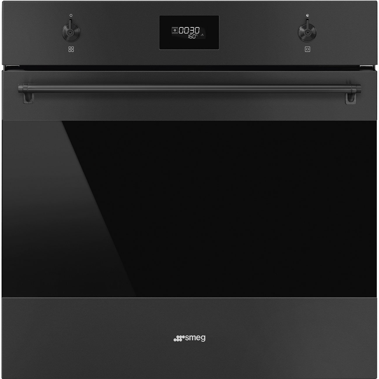 תנור בנוי SMEG SFP6301TVN – פירוליטי 70 ליטר בעיצוב שחור מט | מסדרת Classica