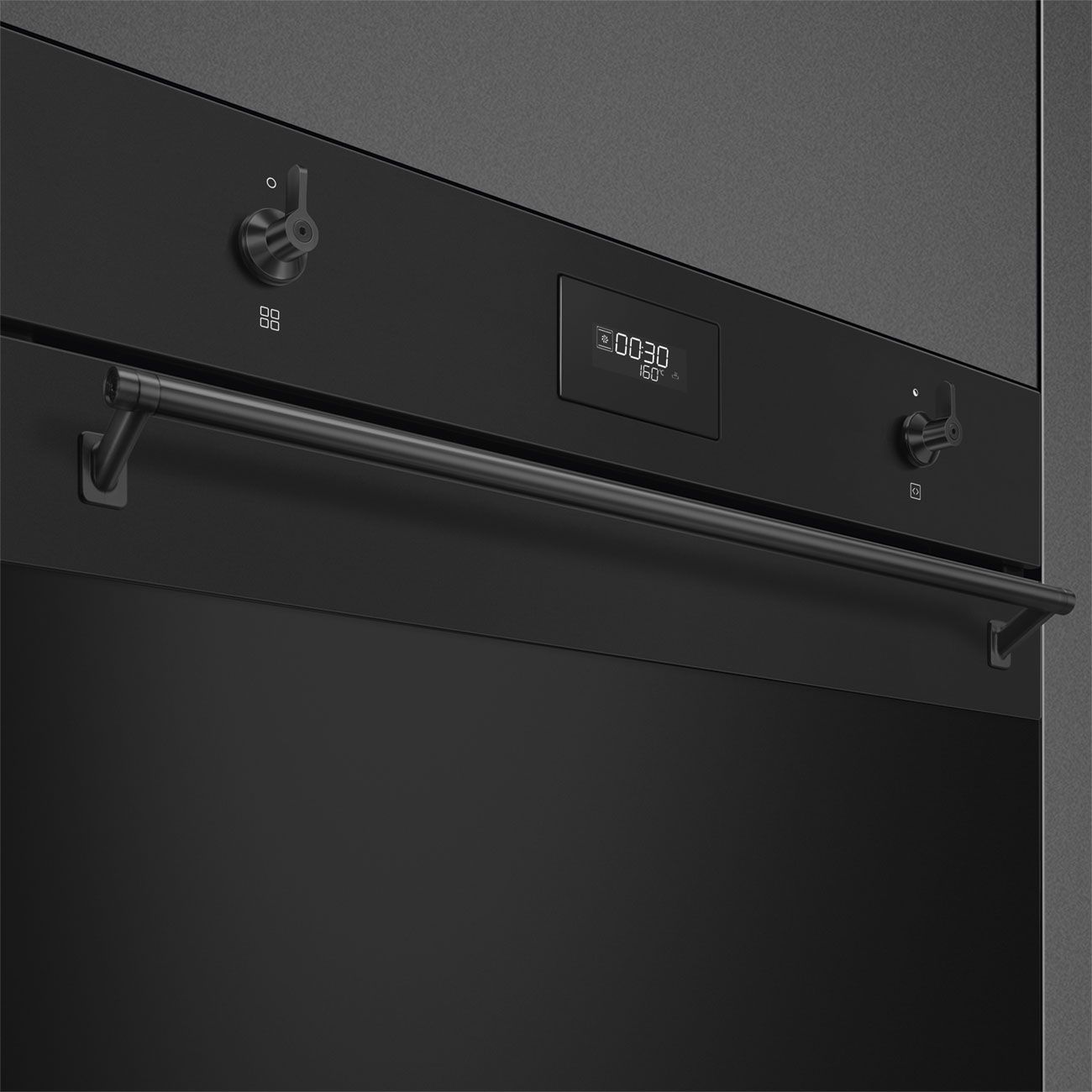 תנור בנוי SMEG SFP6301TVN – פירוליטי 70 ליטר בעיצוב שחור מט | מסדרת Classica – תמונה 5