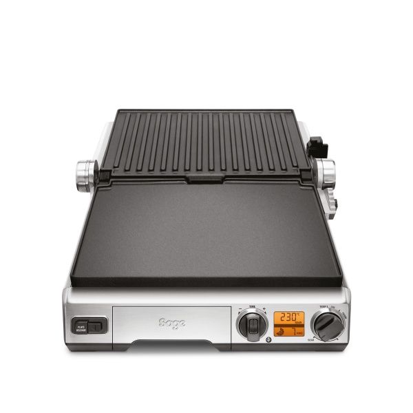 טוסטר גריל לחיצה SAGE SGR820BSS סייג' the Smart Grill גריל שולחני דיגיטלי פלטות נשלפות 2400W נירוסטה יבואן רשמי – תמונה 2