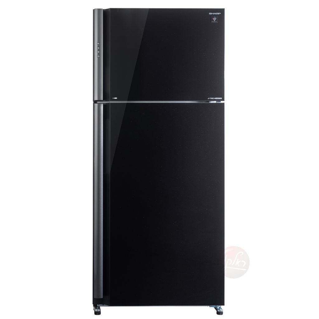 מקרר מקפיא עליון SHARP SJ-5878BK שארפ 2 דלתות זכוכית שחורה 588 ליטר אינוורטר NoFrost עם פיקוד שבת - יבואן רשמי – תמונה 2