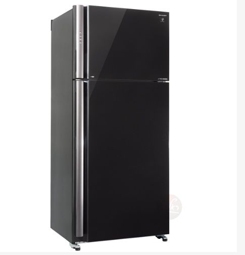 מקרר מקפיא עליון SHARP SJ-5878BK שארפ 2 דלתות זכוכית שחורה 588 ליטר אינוורטר NoFrost עם פיקוד שבת - יבואן רשמי – תמונה 4