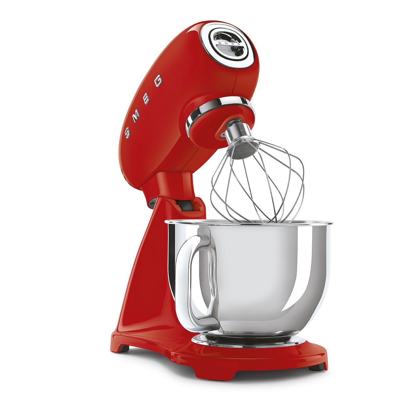 מיקסר שולחני SMEG SMF03RDEU אדום רטרו– 4.8 ליטר עם 10 מהירויות | משלוח מהיר – תמונה 2