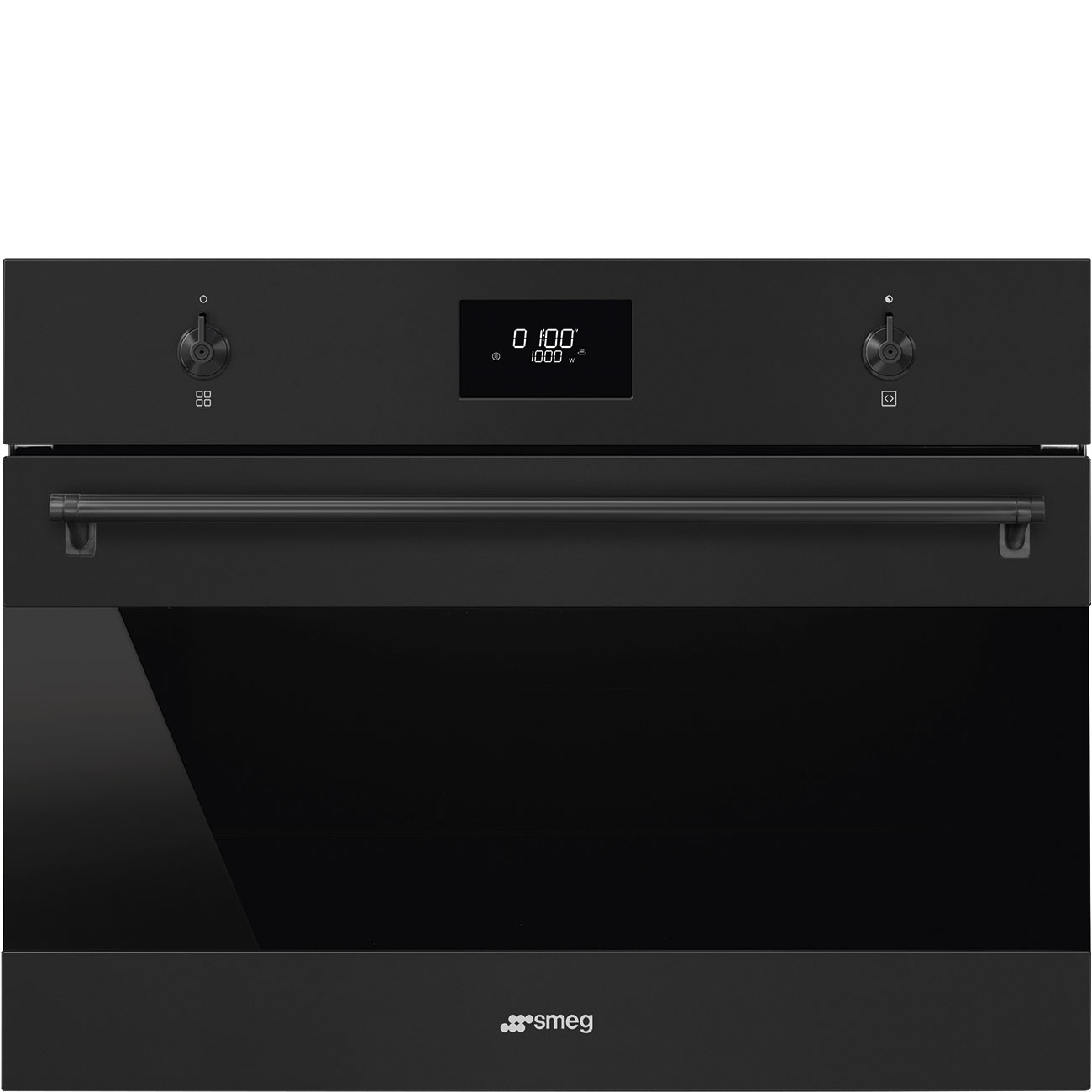 תנור משולב מיקרוגל קומבי 45 ס״מ SMEG SO4301M1N | שחור מט | 40 ליטר | עיצוב איטלקי – תמונה 5