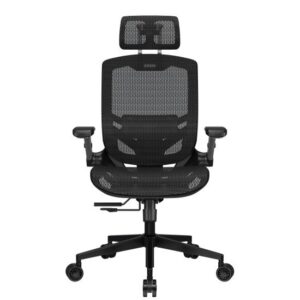 כיסא גיימינג Speeder One Black שחור ארגונומי ואורתופדי למחשב כולל גב גבוה עם בד רשת ותמיכה מלאה - יבואן רשמי