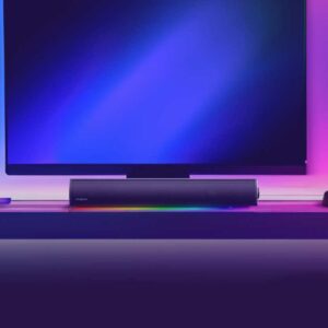 מקרן קול לגיימינג Creative Sound Blaster GS5 ברוחב 51 ס"מ 60W עם תאורת RGB יבואן רשמי