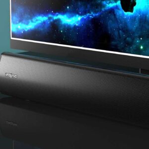 מקרן קול למחשב Creative Stage Air V2 קריאטיב שחור 41 ס"מ עם Bluetooth 5.3 וחיבור USB יבואן רשמי