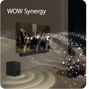 LG SQ70TY - סאונדבר (מקרן קול) 3.1.1 Dolby Atmos 400W עם סאב וופר אלחוטי | יבואן רשמי-משלוח מהיר