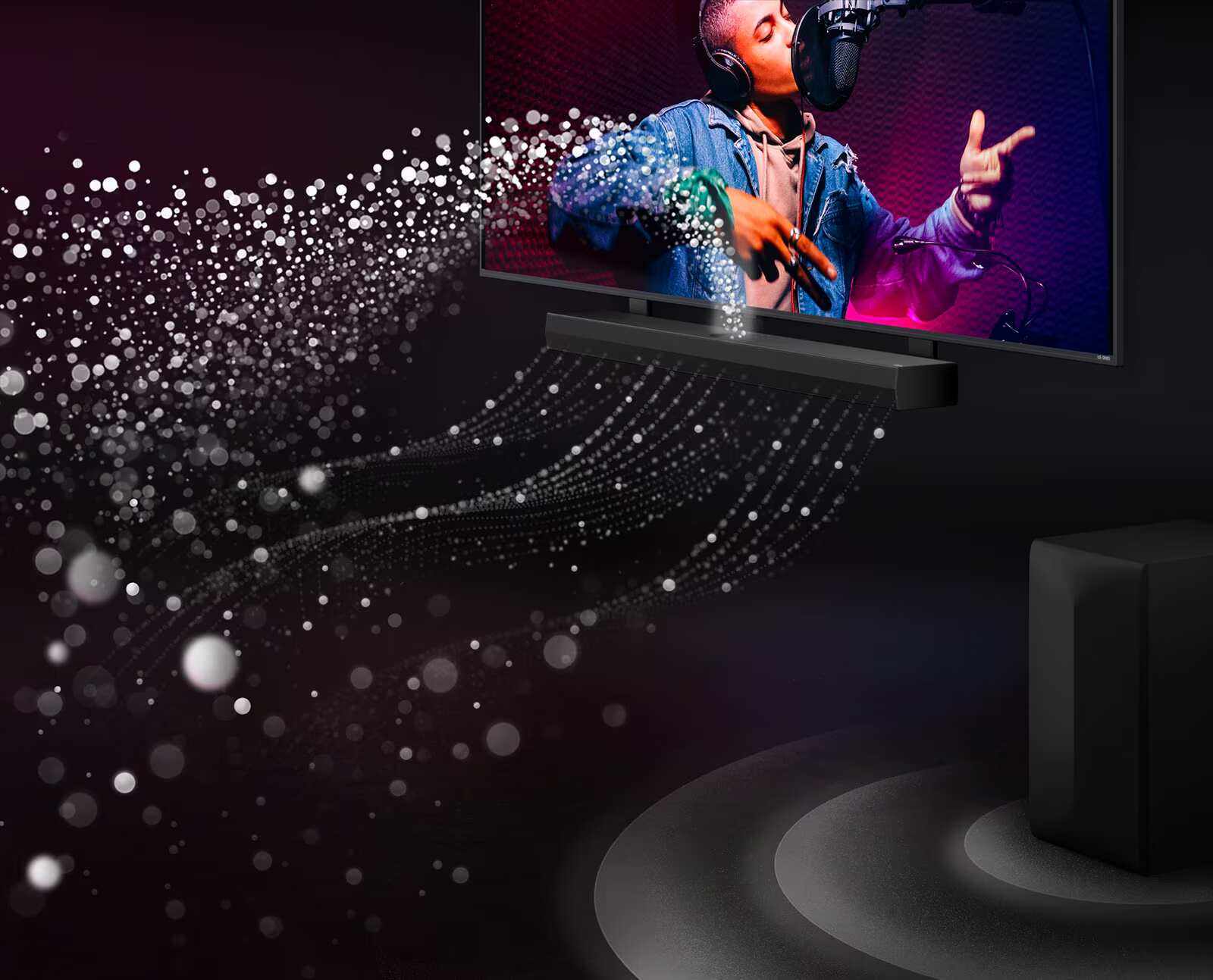 LG SQ70TY - סאונדבר (מקרן קול) 3.1.1 Dolby Atmos 400W עם סאב וופר אלחוטי | יבואן רשמי-משלוח מהיר – תמונה 3