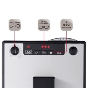 Melitta Solo Pure Silver- מכונת קפה אוטומטית אלגנטית עם איכות גרמנית אמיתית