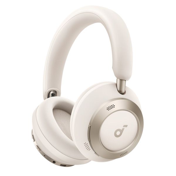 soundcore Space One Pro On-Ear – אוזניות קשת אלחוטיות ANC לבן Hi-Res | יבואן רשמי – תמונה 6