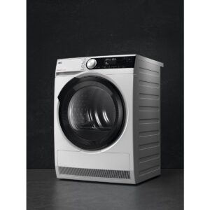 AEG T7384OBCM מייבש כביסה 8 ק"ג בטכנולוגיית Heat Pump אינוורטר בצבע לבן | יבואן רשמי
