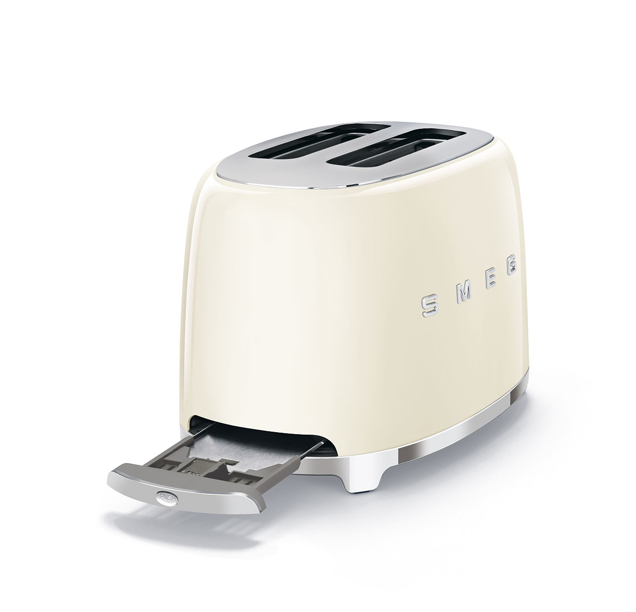 מצנם 2 פרוסות SMEG TSF01CREU סמג בצבע שמנת | משלוח מהיר