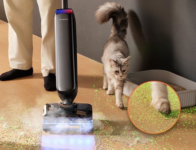 שואב שוטף אלחוטי עם קיטור Tineco FLOOR ONE S9 Artist Steam – חיווי קולי בעברית | יבואן רשמי – תמונה 7