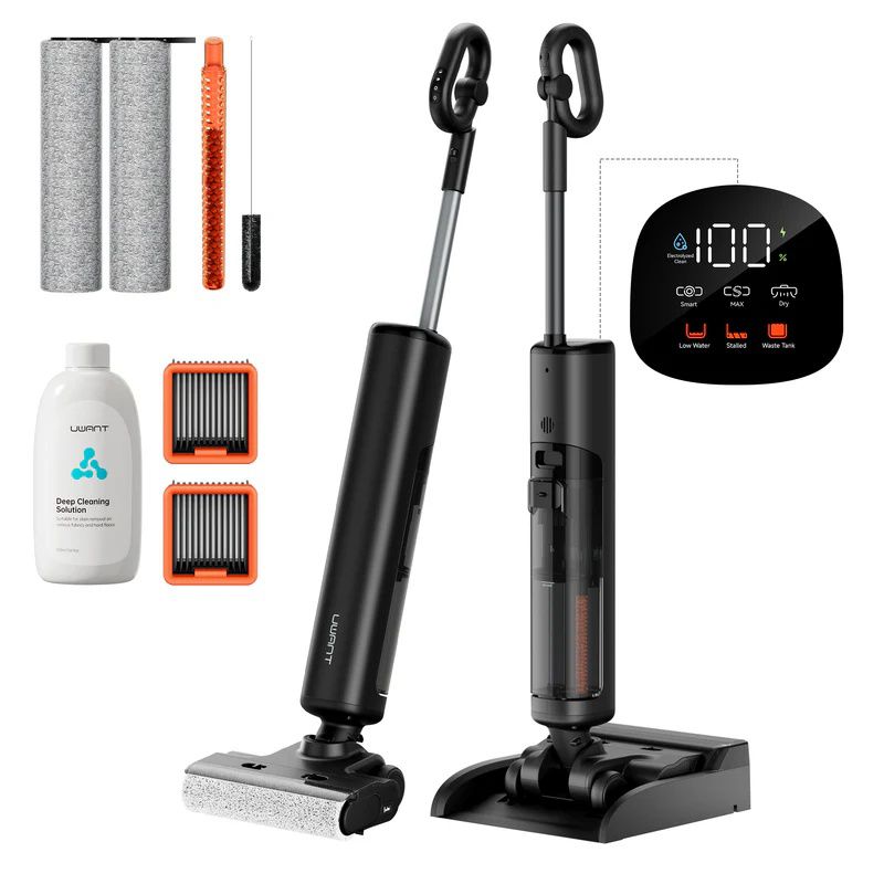 UWANT D600 – שואב שוטף עם תחנת עגינה, חיטוי 100°C ועוצמת שאיבה 23,000Pa | יבואן רשמי | משלוח מהיר – תמונה 9