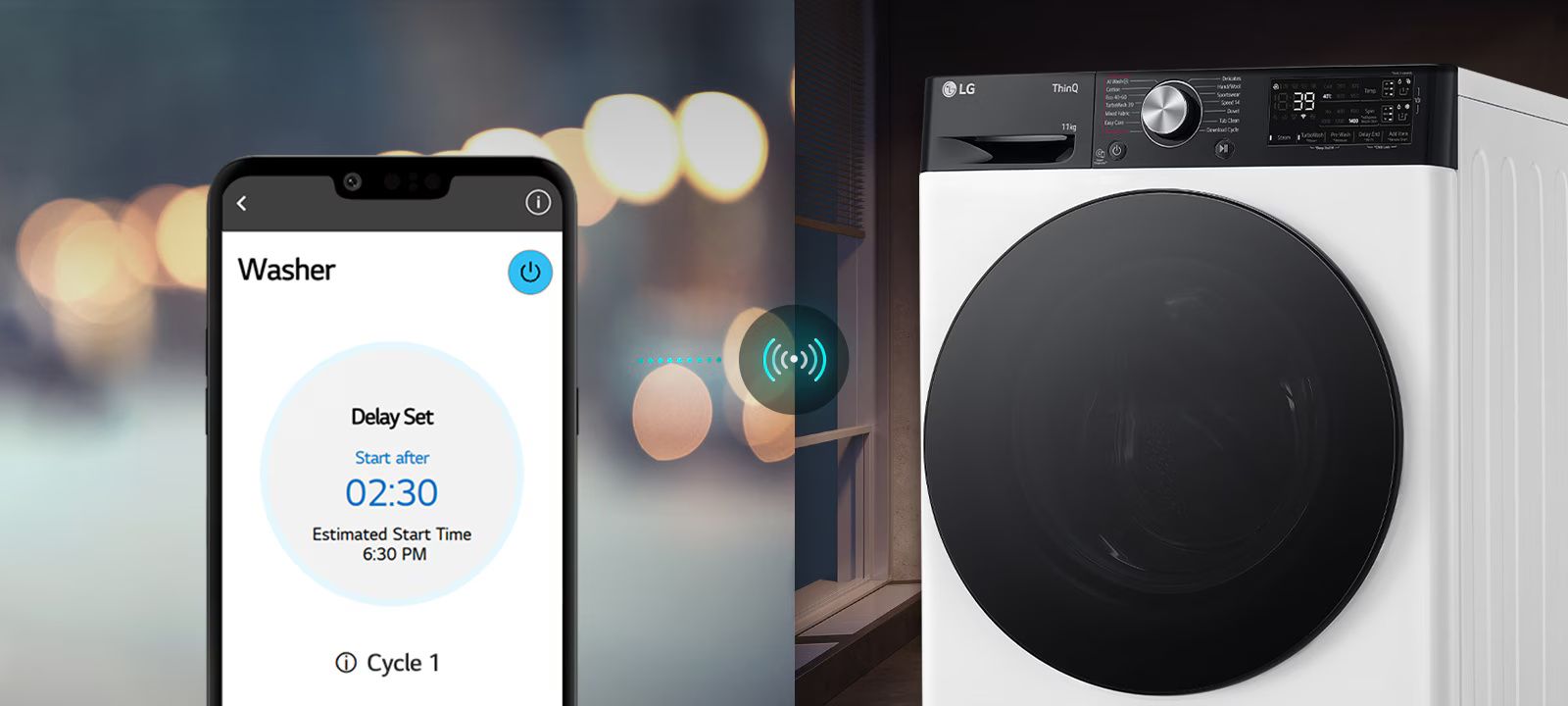 LG WF10214GBB – מכונת כביסה 10 ק"ג חכמה עם AI DD וקיטור Steam | יבואן רשמי – תמונה 3