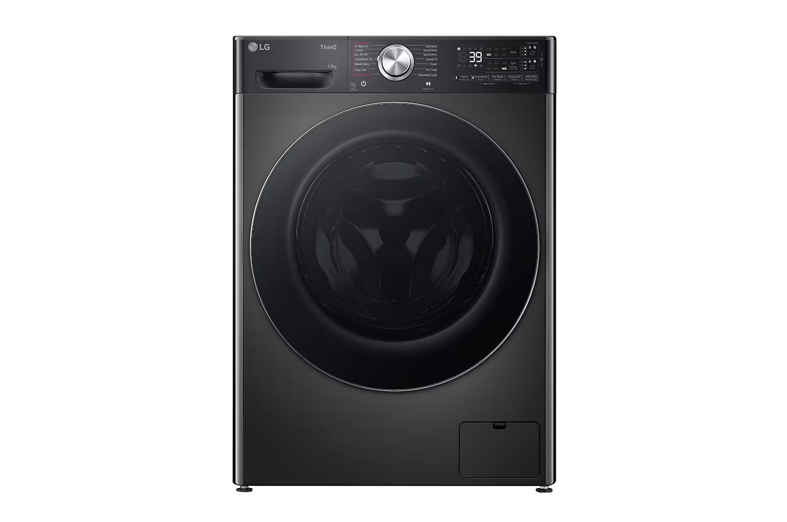 LG WF13314GBC – מכונת כביסה פתח קדמי 13 ק"ג עם AI DD & Steam+ | יבואן רשמי – תמונה 2