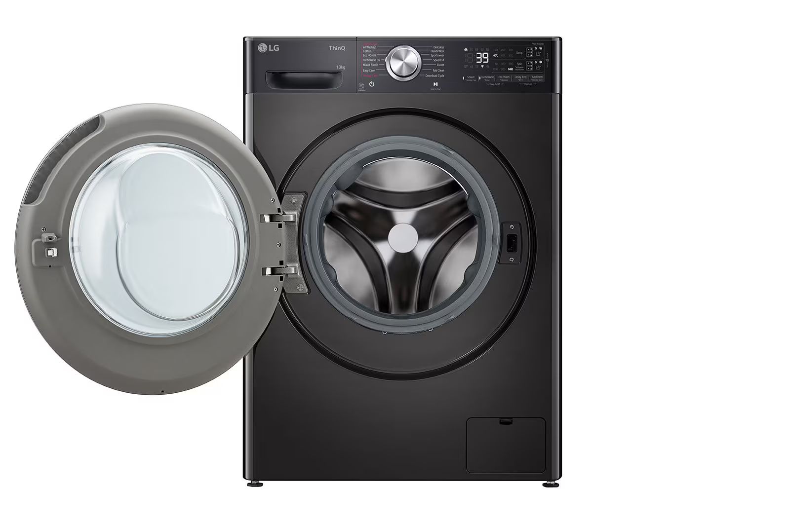 LG WF13314GBC – מכונת כביסה פתח קדמי 13 ק"ג עם AI DD & Steam+ | יבואן רשמי – תמונה 3