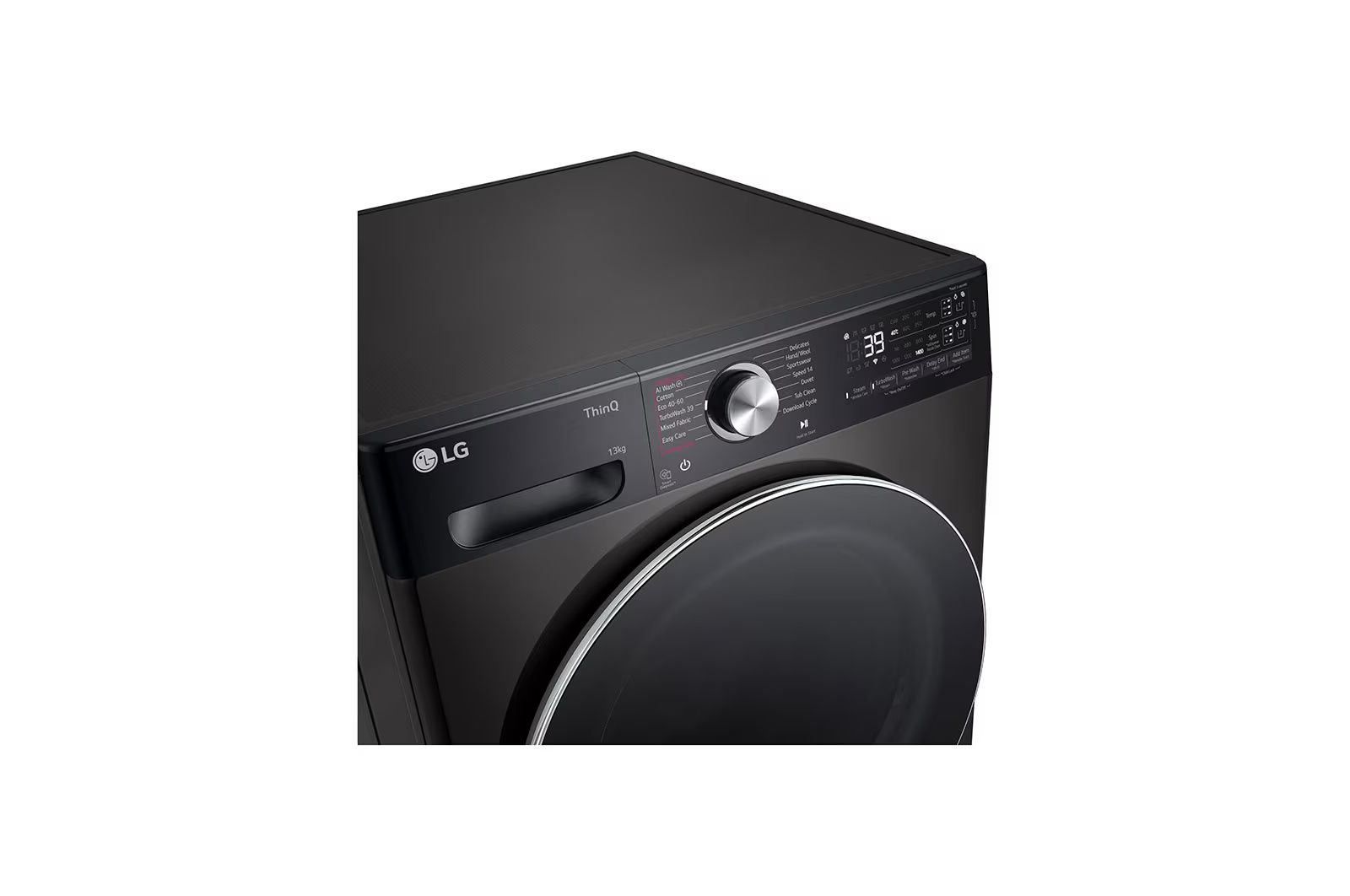 LG WF13314GBC – מכונת כביסה פתח קדמי 13 ק"ג עם AI DD & Steam+ | יבואן רשמי – תמונה 4