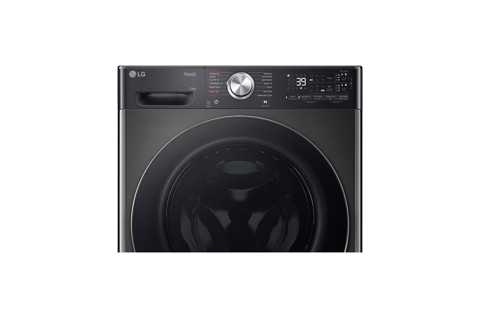 LG WF13314GBC – מכונת כביסה פתח קדמי 13 ק"ג עם AI DD & Steam+ | יבואן רשמי – תמונה 6