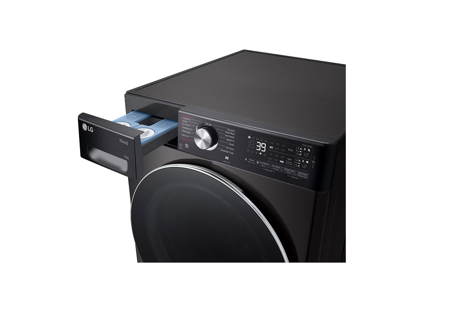 LG WF13314GBC – מכונת כביסה פתח קדמי 13 ק"ג עם AI DD & Steam+ | יבואן רשמי – תמונה 7