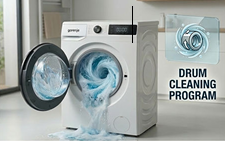 מכונת כביסה 8 ק"ג Gorenje WNH80 גורניה מנוע אינוורטר 1400 סל"ד עם שטיפה באדים ודירוג A – תמונה 2