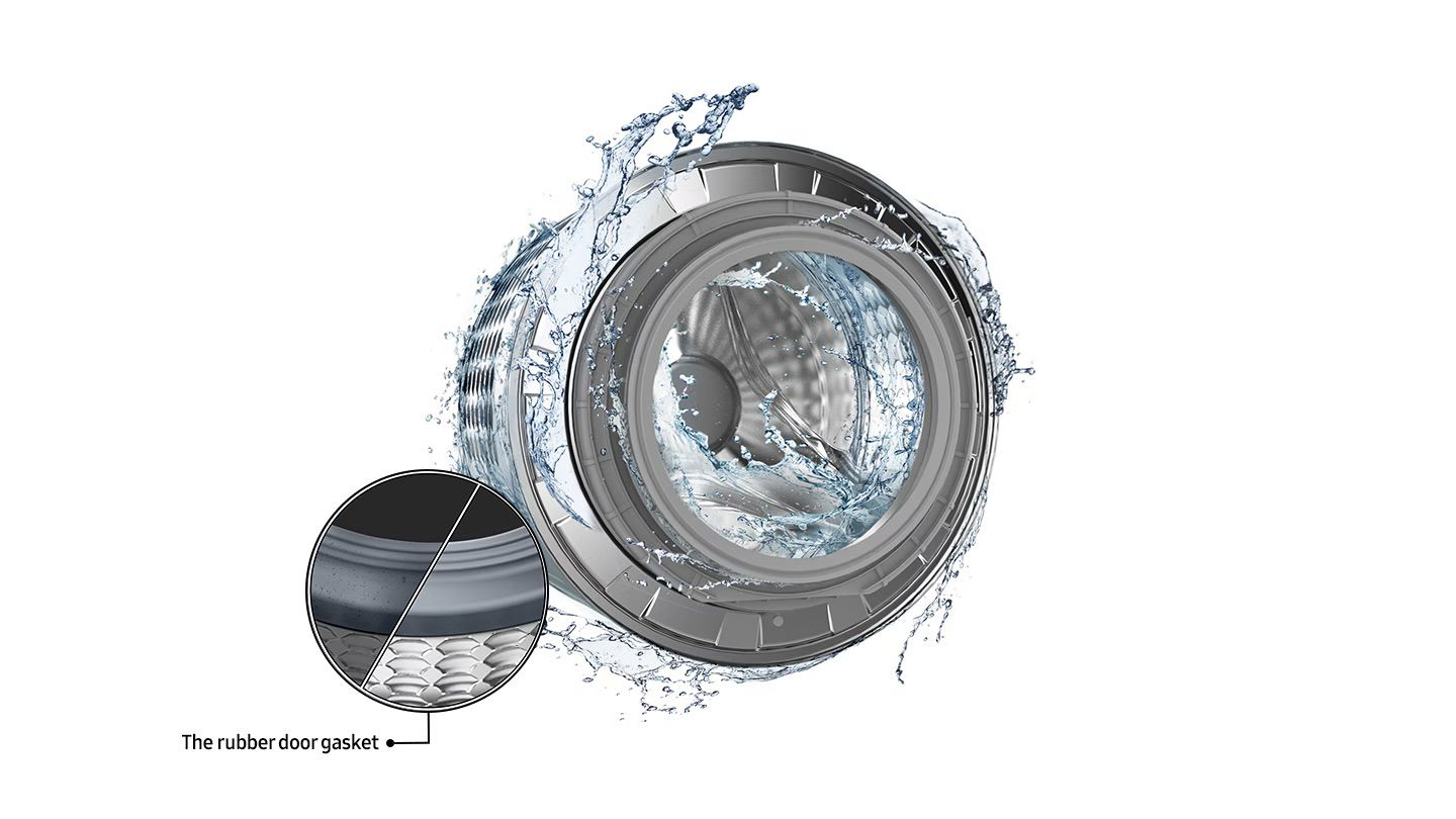 Samsung WW90FG3M05AW - מכונת כביסה 9 ק״ג עם קיטור לחיטוי בגדים וסחיטה 1400 סל״ד | משלוח מהיר – תמונה 4