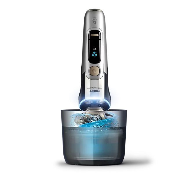 מכונת גילוח Philips i9000 Prestige Ultra XP9404/46 – גילוח רטוב ויבש חכם עם SkinIQ Pro | יבואן רשמי-משלוח מהיר – תמונה 3