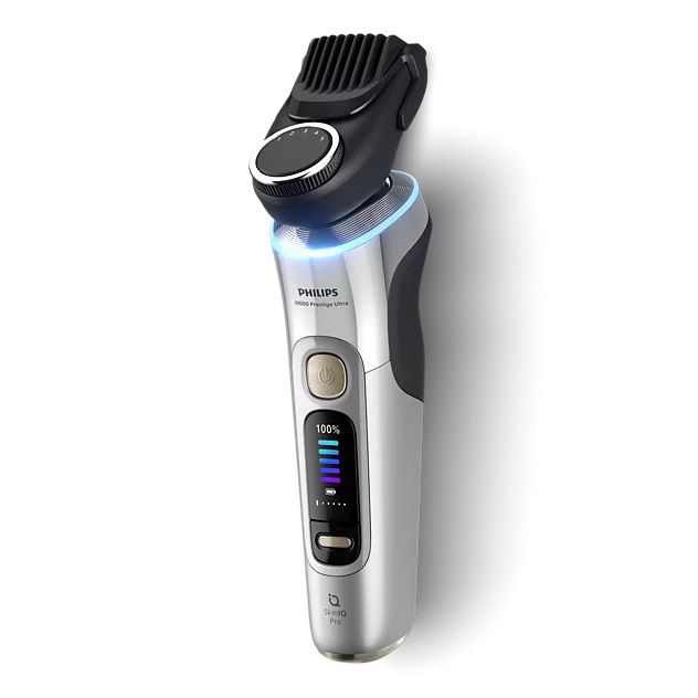 מכונת גילוח Philips i9000 Prestige Ultra XP9404/46 – גילוח רטוב ויבש חכם עם SkinIQ Pro | יבואן רשמי-משלוח מהיר – תמונה 6