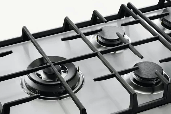 Zanussi ZGH76534XS: כיריים גז 75 ס"מ עם 5 מבערים ותמיכה משופרת לסירים – תמונה 2